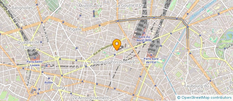 localisation de l'entreprise COPR 94 RUE FBG POISSONNIERE  PARIS