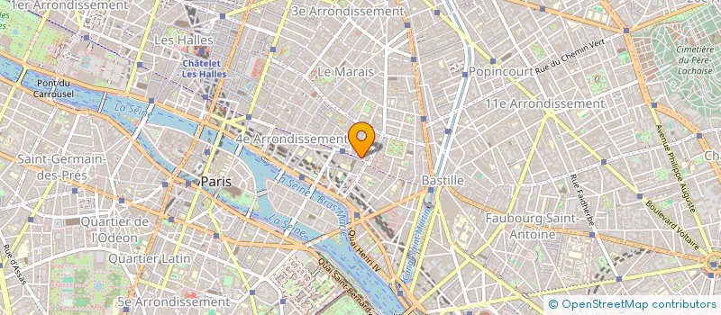 localisation de l'entreprise COPR 94 RUE SAINT ANTOINE  PARIS