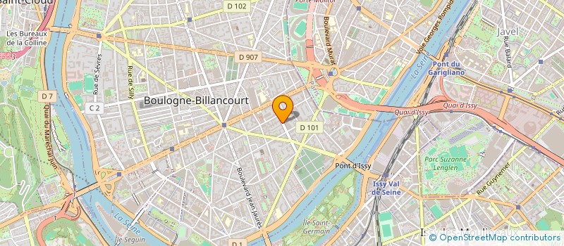 localisation de l'entreprise COPR 94 RUE THIERS 92100 BOULOGNE BILLANCOURT à BOULOGNE-BILLANCOURT