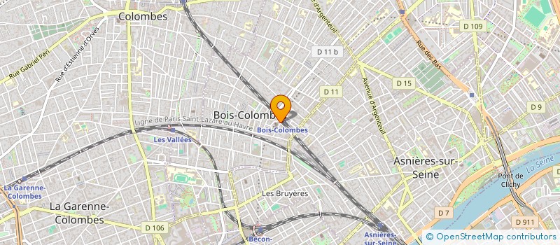 localisation de l'entreprise COPR 96 AV A GUYOT 92270 BOIS COLOMBES à BOIS-COLOMBES