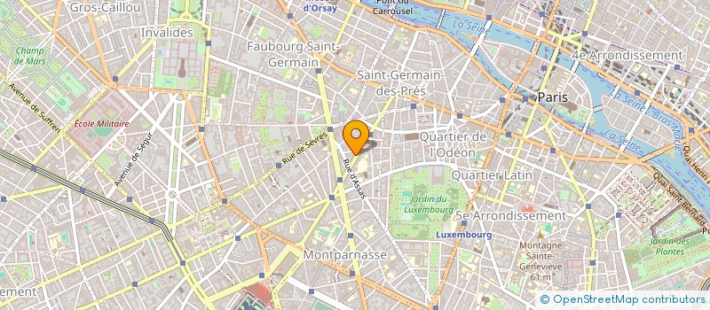 localisation de l'entreprise COPR 96 RUE DE RENNES 75006 PARIS  PARIS