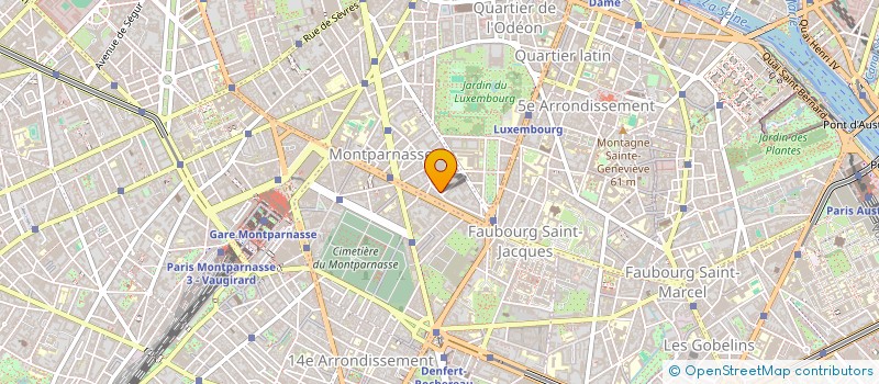 localisation de l'entreprise COPR 97 B RUE NOTRE DAME DES CHAMPS 75006 PARIS  PARIS