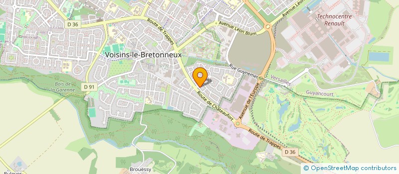 localisation de l'entreprise COPR ALLEE DES TOITS DU BUC 78 BUC REP PAR  VOISINS-LE-BRETONNEUX