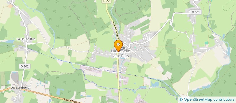 localisation de l'entreprise COPR AUREA  LACHAPELLE-AUX-POTS