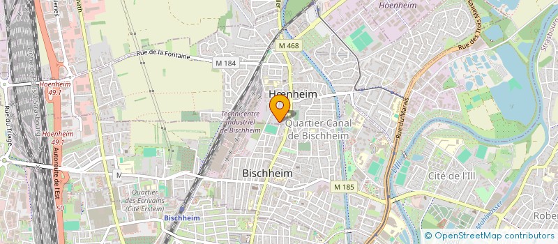 localisation de l'entreprise COPR AURORE  HNHEIM