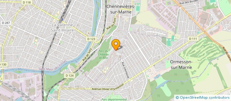 localisation de l'entreprise COPR AV E CHABRIER ET G FAURE 94430 CHENNEVIERES SUR MARNE  CHENNEVIERES-SUR-MARNE