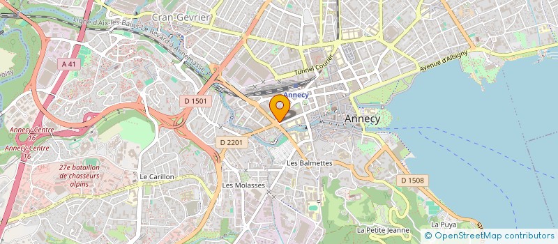 localisation de l'entreprise COPR AVENUE DE CHAMBERY  ANNECY