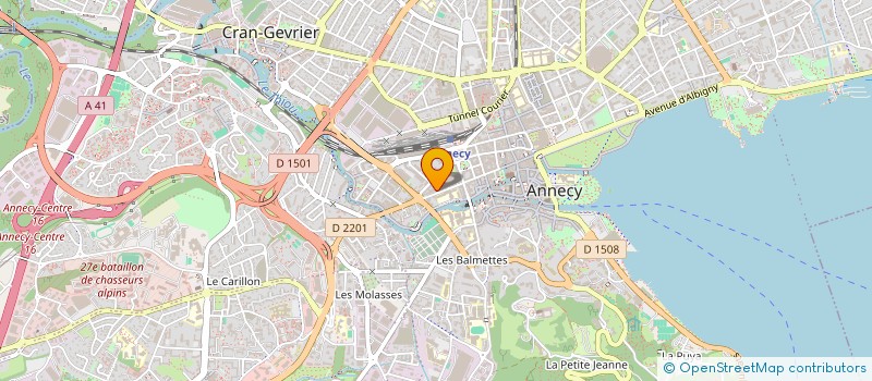 localisation de l'entreprise COPR AVENUE DE CHAMBERY  ANNECY