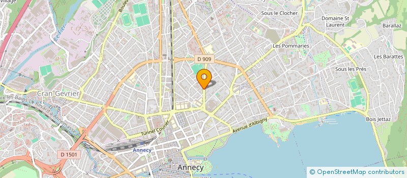 localisation de l'entreprise COPR AVENUE DE LA PLAINE  ANNECY