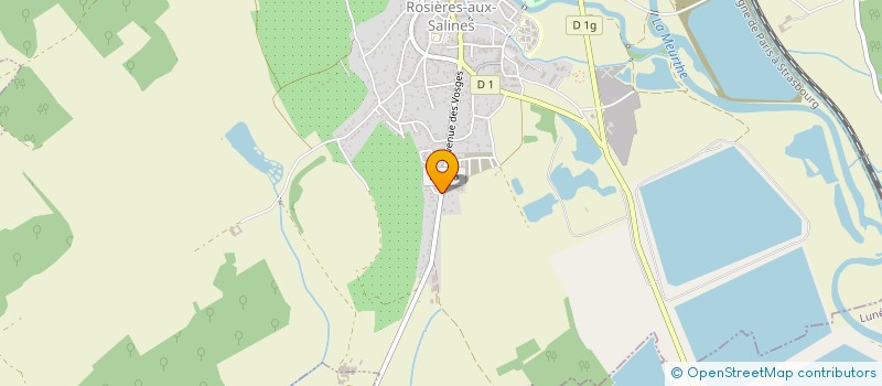 localisation de l'entreprise COPR BAIKAL LADOGA   ROSIERES-AUX-SALINES