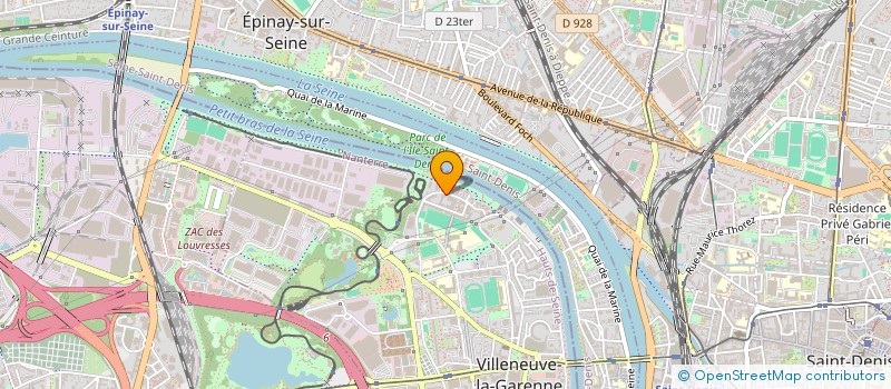 localisation de l'entreprise COPR BALCONS DE VILLERENNE 92390  VILLENEUVE-LA-GARENNE