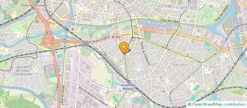 localisation de l'entreprise COPR BAN DE SAPT à STRASBOURG