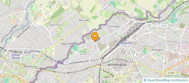 localisation de l'entreprise COPR BEAU SOLEIL  ANNEMASSE