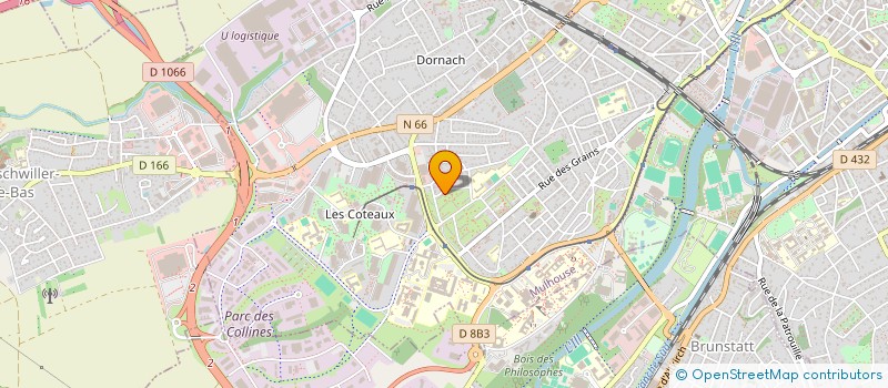 localisation de l'entreprise COPR BEL AIR C2  MULHOUSE