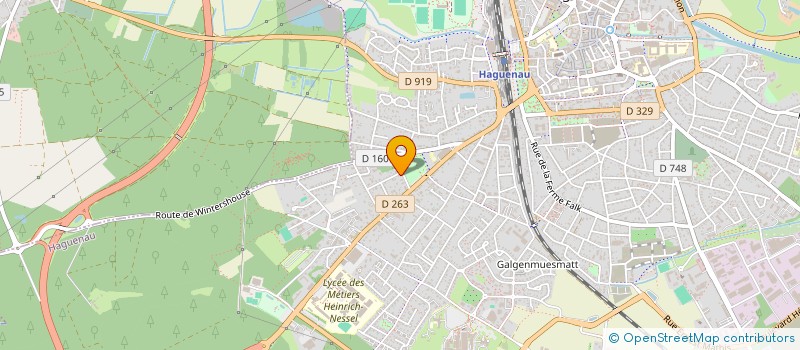 localisation de l'entreprise COPR BELLEVUE  HAGUENAU