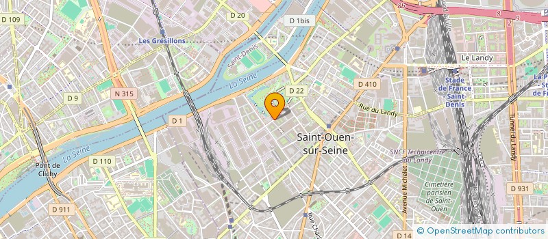 localisation de l'entreprise COPR C5100-SDC HOME+BELVEDERE à SAINT-OUEN-SUR-SEINE