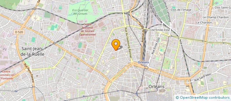 localisation de l'entreprise COPR CABAN JARGEAU  ORLEANS