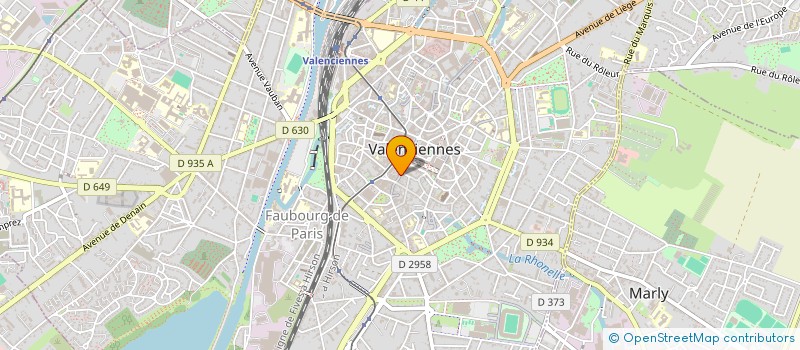 localisation de l'entreprise COPR CADET DE BEAUPRE à VALENCIENNES