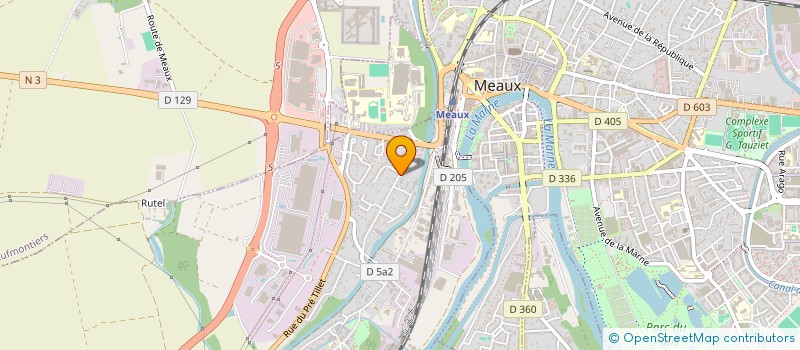 localisation de l'entreprise COPR CANAL 2  VILLENOY