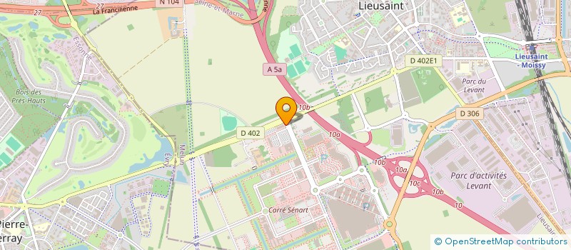 localisation de l'entreprise COPR CARRE HAUSSMANN 1  LIEUSAINT