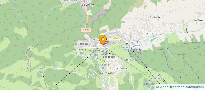 localisation de l'entreprise COPR CASTEL SAVOY à LA CLUSAZ