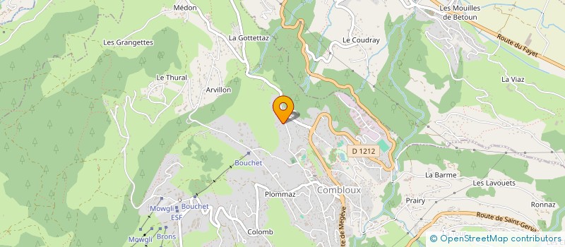 localisation de l'entreprise COPR CHALET DERBORENCE  COMBLOUX