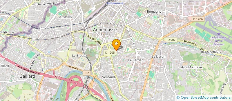 localisation de l'entreprise COPR CHATEAU ROUGE  ANNEMASSE