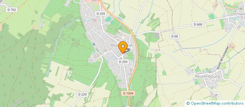 localisation de l'entreprise COPR CHATEAUX SALINS  MARMOUTIER