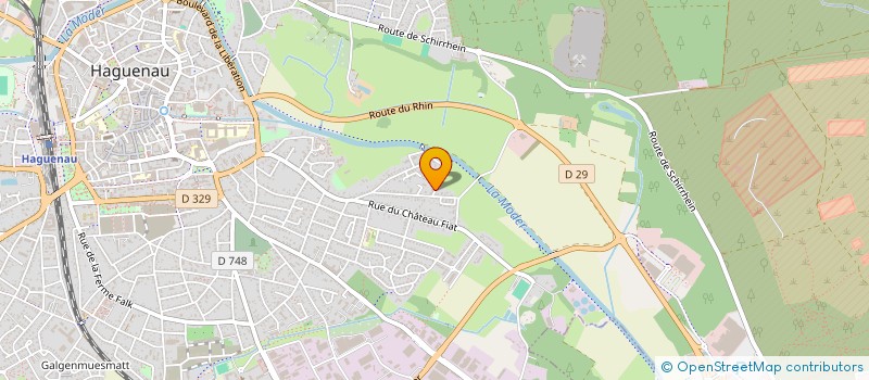 localisation de l'entreprise COPR CHOPIN  HAGUENAU