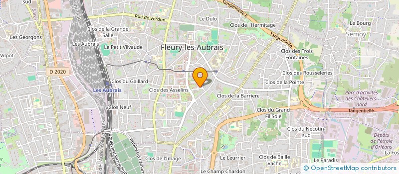localisation de l'entreprise COPR CLOS DES VERGERS à FLEURY-LES-AUBRAIS