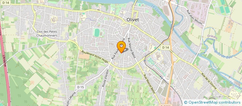 localisation de l'entreprise COPR CLOS GATEAU à OLIVET