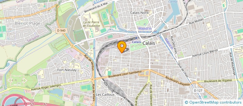 localisation de l'entreprise COPR CLOS SAINT PIERRE 1   CALAIS