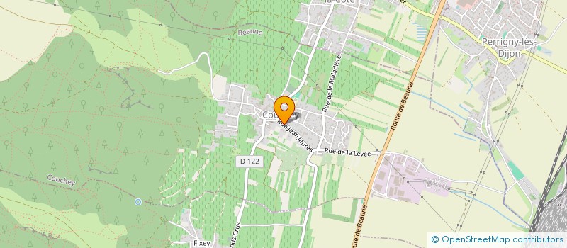 localisation de l'entreprise COPR. COMBES COPROPRIETE  COUCHEY