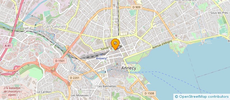 localisation de l'entreprise COPR CONCORDIA A UN  ANNECY