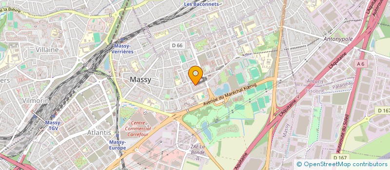 localisation de l'entreprise COPR COOP MASSY RESIDENCE ILE DE FRANCE à MASSY