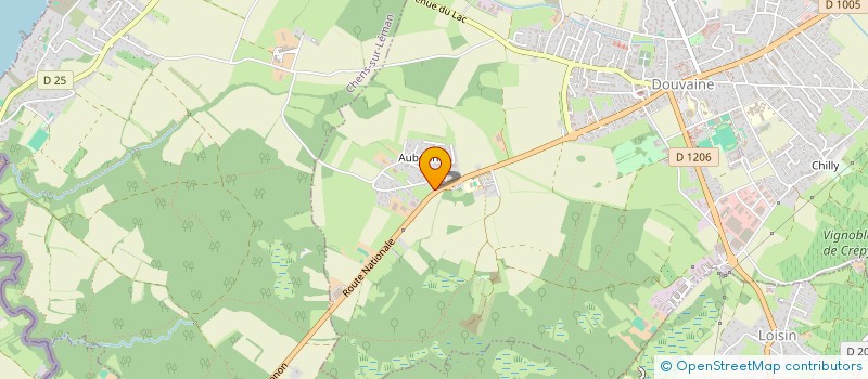 localisation de l'entreprise COPR COTEAU  DOUVAINE