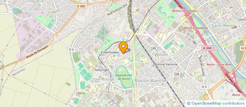 localisation de l'entreprise COPR CRAMANT  REIMS