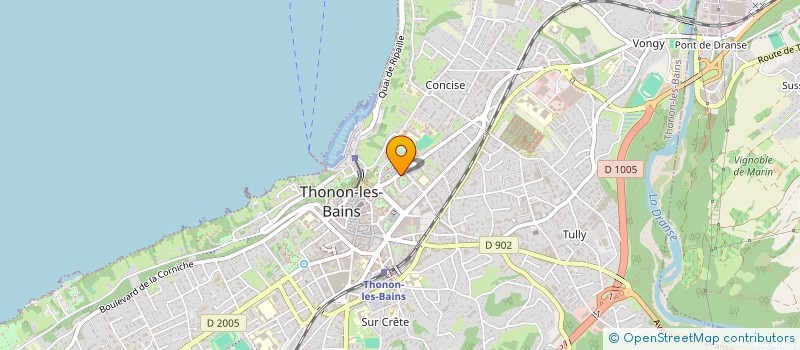localisation de l'entreprise COPR CYGNES RENOVATION  THONON-LES-BAINS