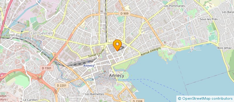 localisation de l'entreprise COPR DE LA PAIX-FICHET  ANNECY