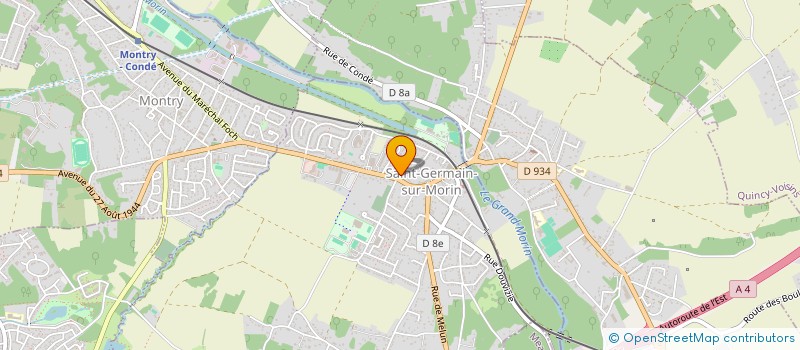 localisation de l'entreprise COPR. DES SAULES  SAINT-GERMAIN-SUR-MORIN