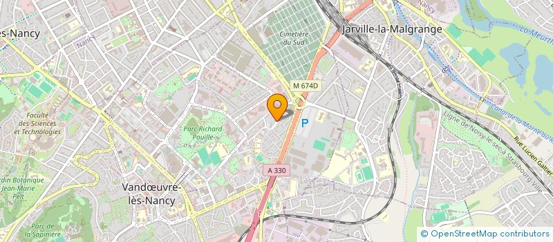 localisation de l'entreprise COPR DONON  VANDUVRE-LES-NANCY