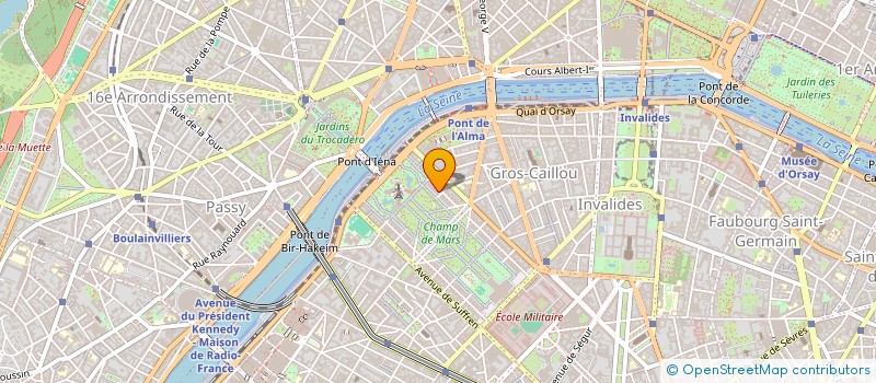 localisation de l'entreprise COPR DU 10 AV ELISEE RECLUS 75007 PARIS  PARIS