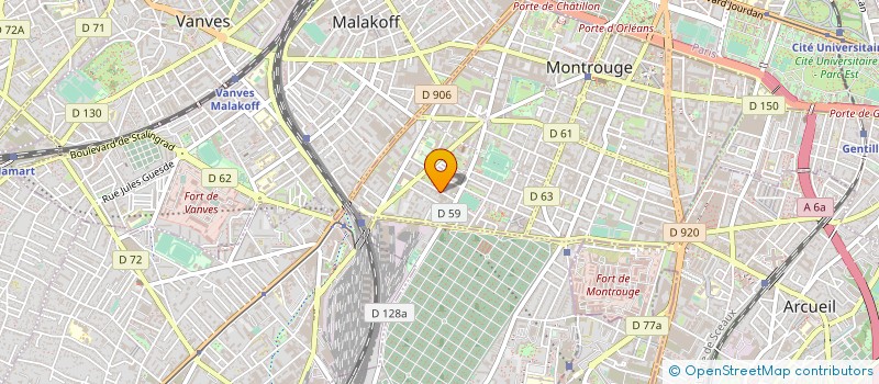 localisation de l'entreprise COPR DU 11-19 RUE ROGER SALENGRO 92120 MONTROUGE  MONTROUGE