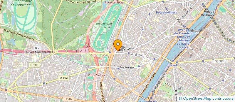 localisation de l'entreprise COPR. DU 11 RUE GUY MOQUET 75017 P  PARIS