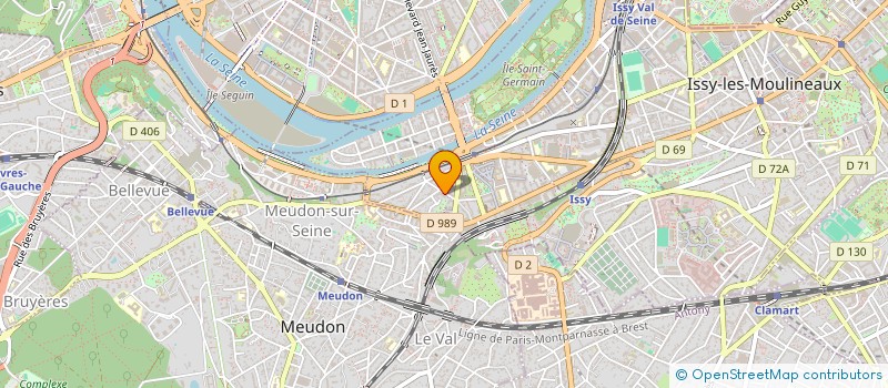 localisation de l'entreprise COPR DU 12 14 RUE DU VIADUC à ISSY-LES-MOULINEAUX