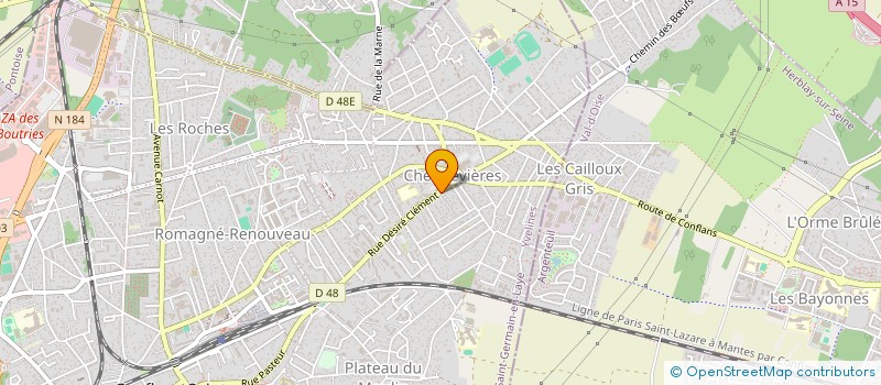 localisation de l'entreprise COPR DU 120 RUE DESIRE  CONFLANS-SAINTE-HONORINE