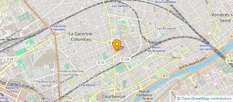 localisation de l'entreprise COPR DU 125 BD DE VERDUN à COURBEVOIE