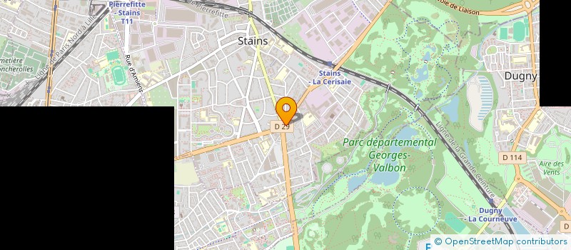 localisation de l'entreprise COPR DU 126-130 126 AVE DE STALINGRAD 93240 STAINS à STAINS