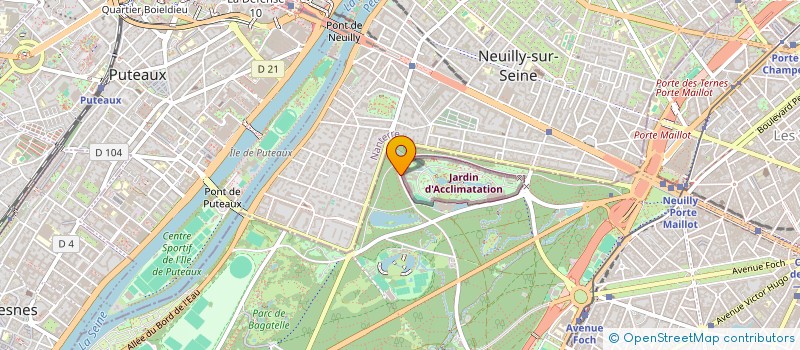 localisation de l'entreprise COPR DU 137 RUE DE LA TOUR  PARIS