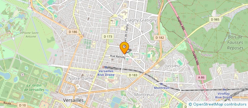 localisation de l'entreprise COPR DU 14 B RUE DU PARC DE CLAGNY 78 VERSAILLES à VERSAILLES